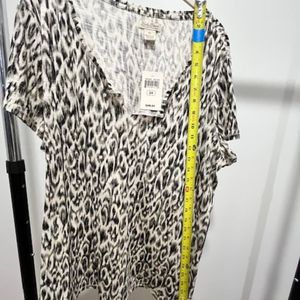 Wild Whisper Cheetah Print Cotton Tee